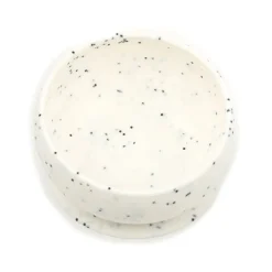 Speckle Silicone Suction Food & Water Bowl