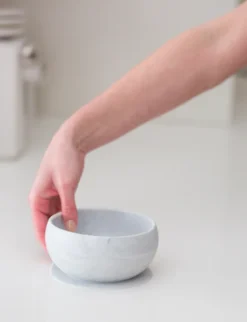 Speckle Silicone Suction Food & Water Bowl