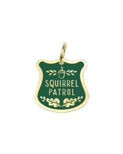 Squirrel Patrol Dog Collar Charm