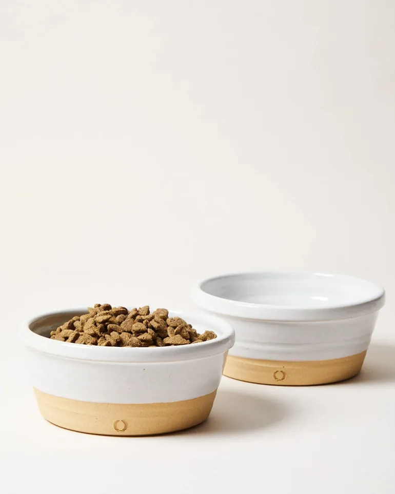 Stoneware Farm Dog Bowl (Made in the USA)