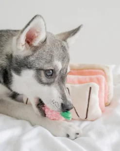 Strawberry Mille-Feuille Nosework Dog Toy
