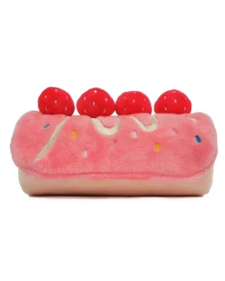 Strawberry Snuffle Cake Dog Treat Toy