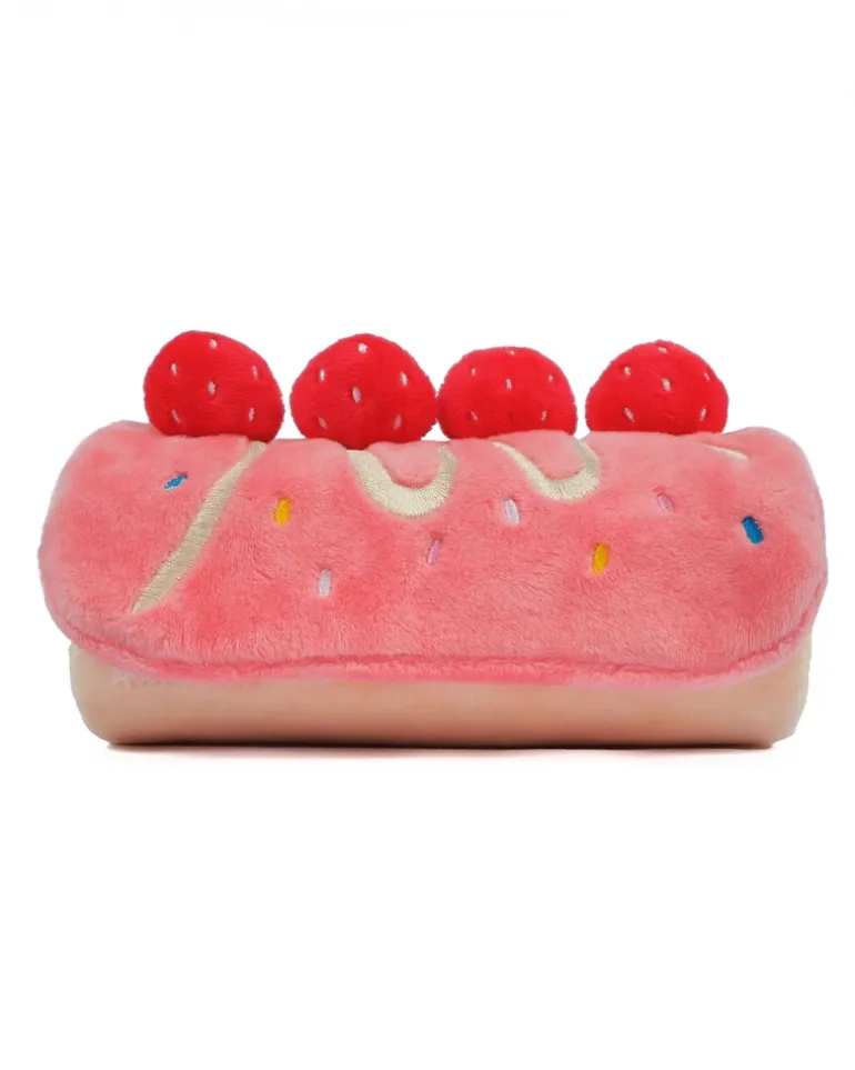 Strawberry Snuffle Cake Dog Treat Toy