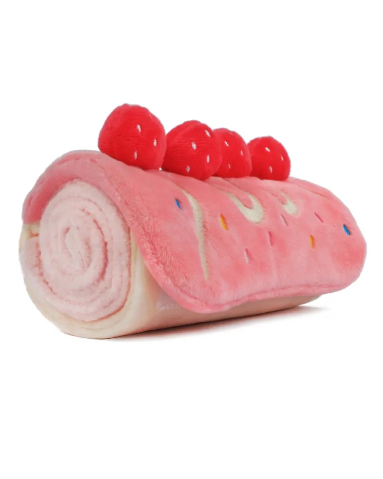 Strawberry Snuffle Cake Dog Treat Toy