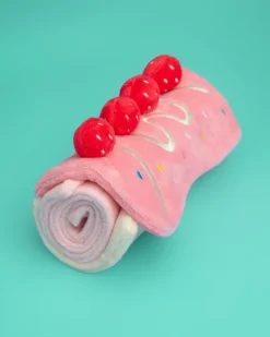 Strawberry Snuffle Cake Dog Treat Toy