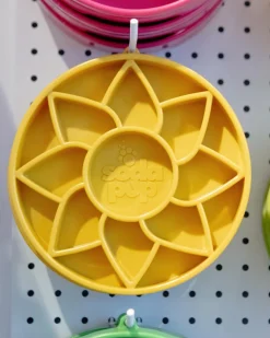 Sunflower Shallow Slow Feeder Tray for Dogs (Made in the USA)
