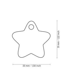 Super Star Custom Pet ID Tag