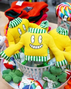 Sweater Guy Squeaky Dog Toy