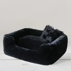 The Divine Dog Bed in Black (Custom/Direct-Ship) (Made in the USA)