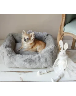 The Divine Dog Bed in Grey (Custom/Direct-Ship) (Made in the USA)