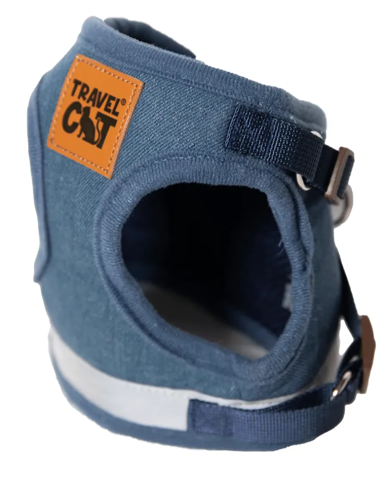 "The Jean Jacket" Reflective Cat & Kitten Harness and Leash
