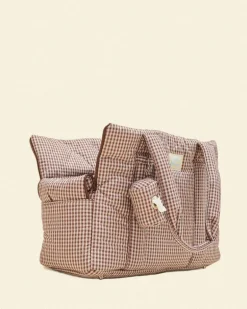 The Little Beast Dog Carrier in Coffee Cream