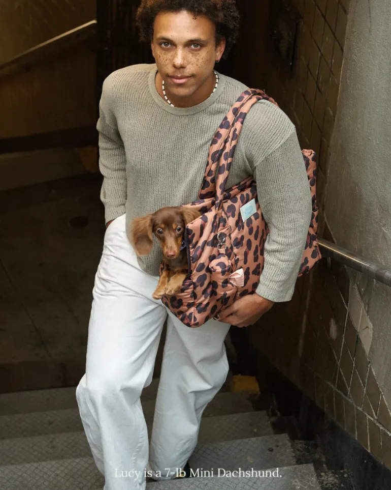 The Little Beast Dog Carrier in Cougar