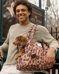 The Little Beast Dog Carrier in Cougar