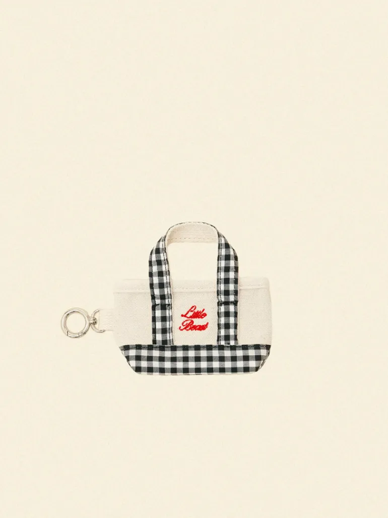 The Little Beast Poop Bag Tote in Gingham