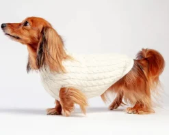 The Uptown Cable Knit Sweater in Natural Merino Wool (Made in NYC)