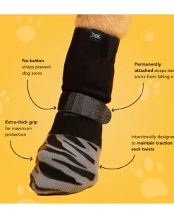 TigerToes Non-Slip Dog Socks