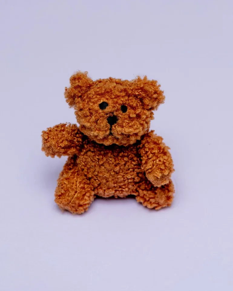 Tiny Teddy Squeaky Plush Dog Toy