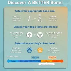 TOUGH All Natural Eco-Friendly Dog Chew Toy (Beef Flavor - Hard)