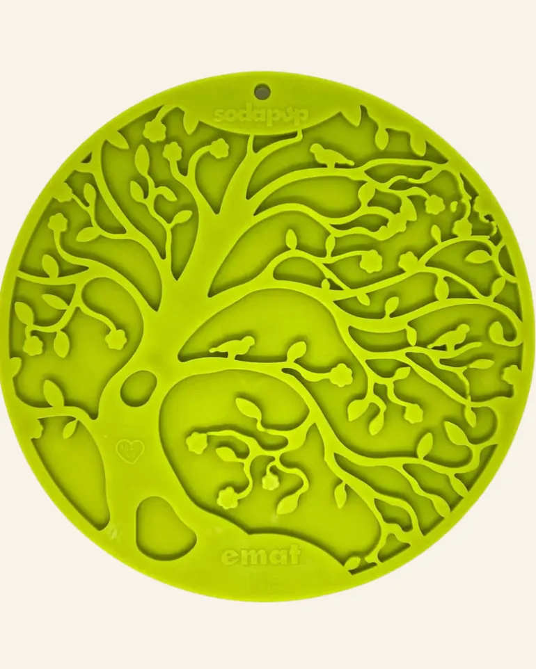 Tree of Life Enrichment Lick Mat with Suction Cups (Made in the USA)