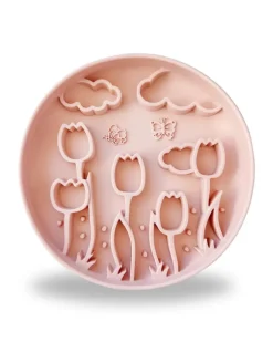 Tulip Slow Feeder in Cloud for Dogs and Cats