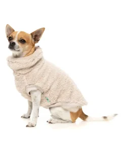 Turtle Teddy Dog Fleece in Beige