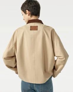 Unisex Trench Jacket with Built-In Kangaroo Pouch Dog Carrier