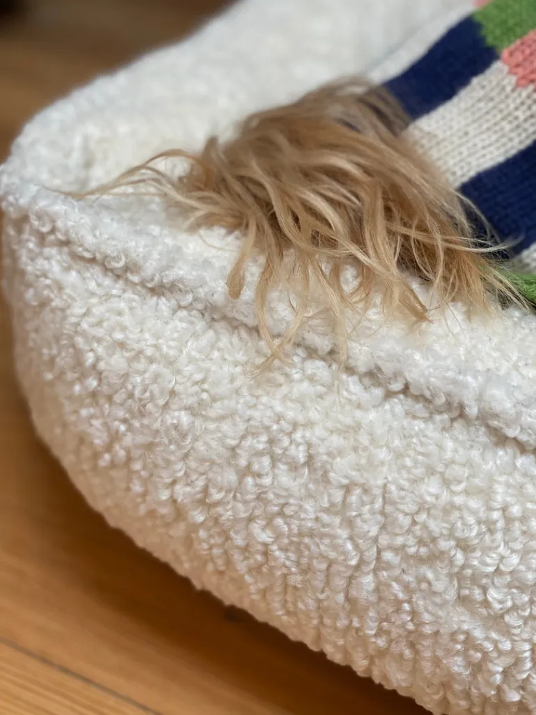 Urban Lounger in Ivory Sheepskin (Direct-Ship)