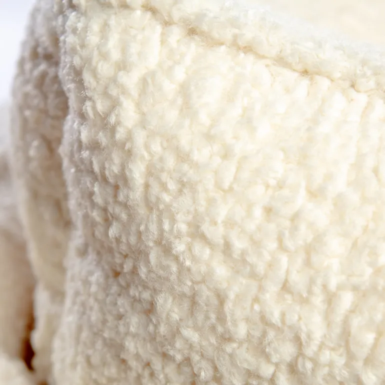 Urban Lounger in Ivory Sheepskin (Direct-Ship)