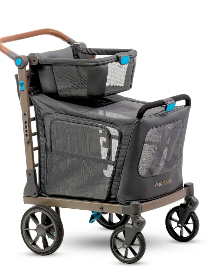 Wadabuggy Foldable Pet Stroller w/ Shopping Basket (XL) (Direct-Ship)