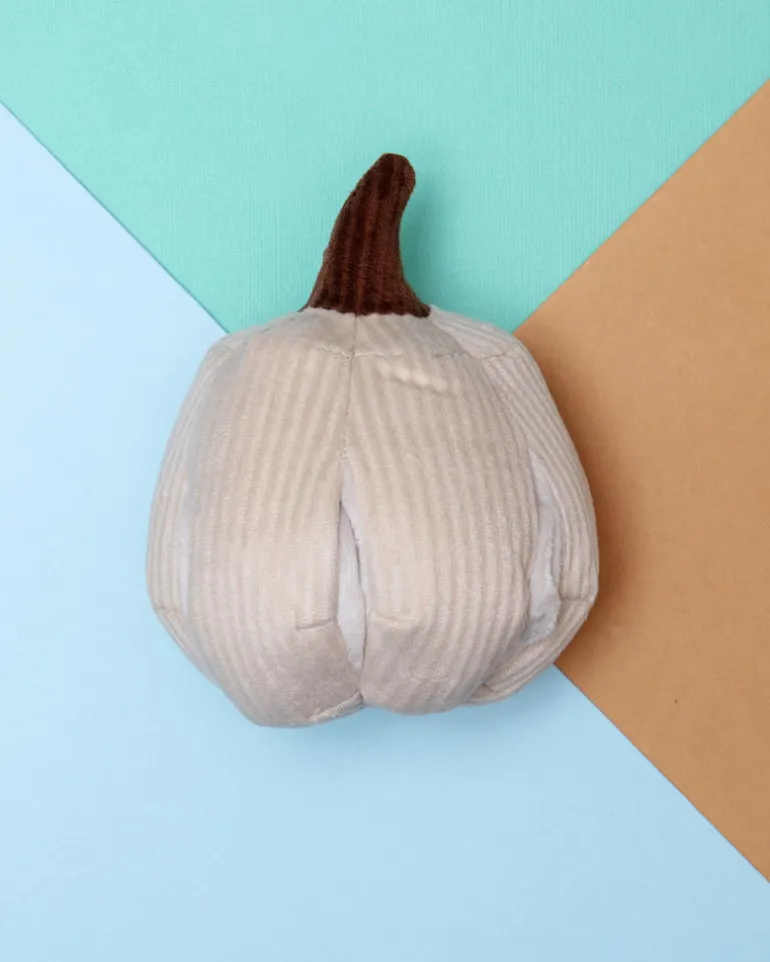 White Mini Pumpkin Snuffle Plush Toy for Dogs
