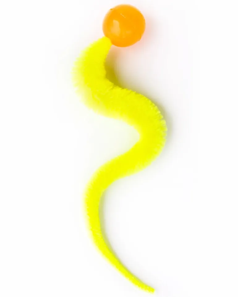 Wiggly Glow in the Dark Ball Cat Toy (Made in the USA)