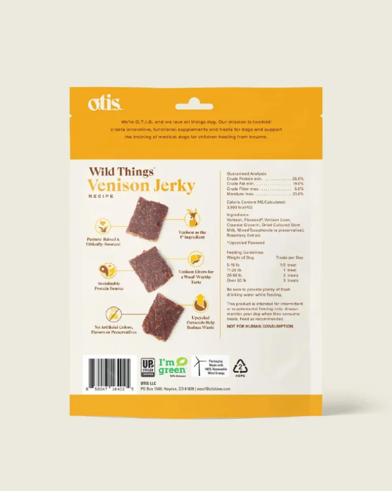 Wild Things Venison Jerky Dog Treat