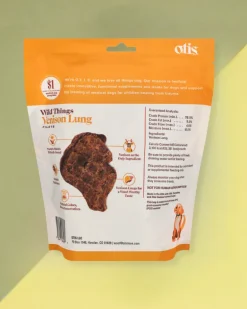 Wild Things Venison Lung Filets Dog Treat