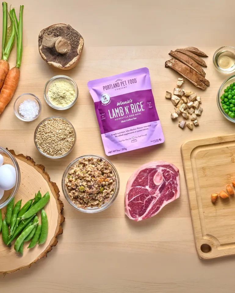 Winnie's Lamb N' Rice Meal Pouch for Dogs (Made in the USA)
