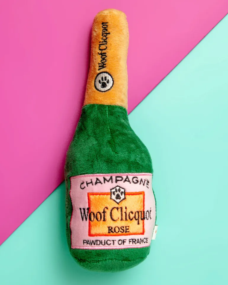 Woof Clicquot Rosé Plush Dog Toy