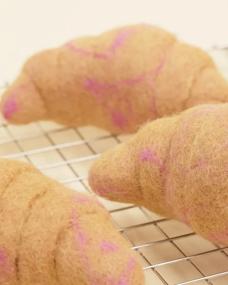 Wool Croissant Dog Toy