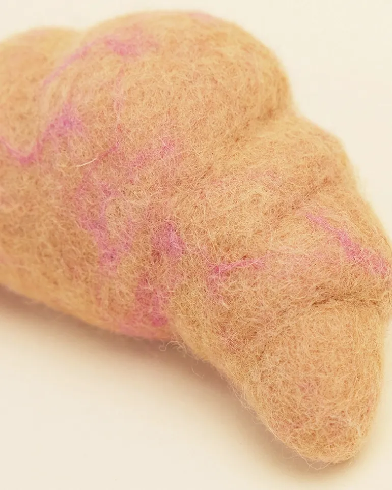 Wool Croissant Dog Toy